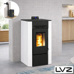 Pack Poêle à granules étanche - ALEXA 11+ Kit conduit ventouse - LVZ