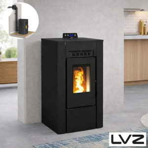 Pack Poêle à granulés Étanche ALEXA 9 + Kit Ventouse – LVZ