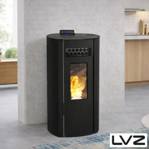 Poêle à granulés Étanche à Sortie Concentrique Supérieure LEANDRO 12 UP – LVZ