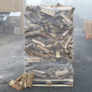 Bois de chauffage – 25 cm – ballot sur palette 2 m³