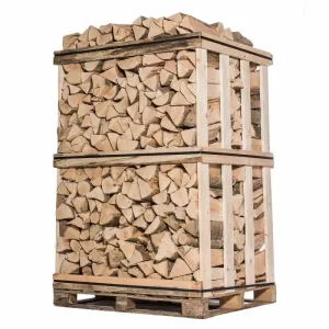 BOIS DE CHAUFFAGE – 50 CM – RANGÉ SUR PALETTE – 2 M3