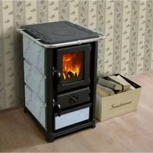 Poêle à bois avec plaque de cuisson Olymp Plus – 11 Kw