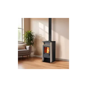 Poêle à bois VEGA pierre de sable – 6 Kw